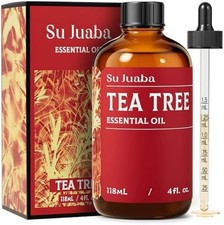 100 Pure  Natural Tea Tree Oil for Skin, Hair, Toenails, Aromatherapy,  Soap