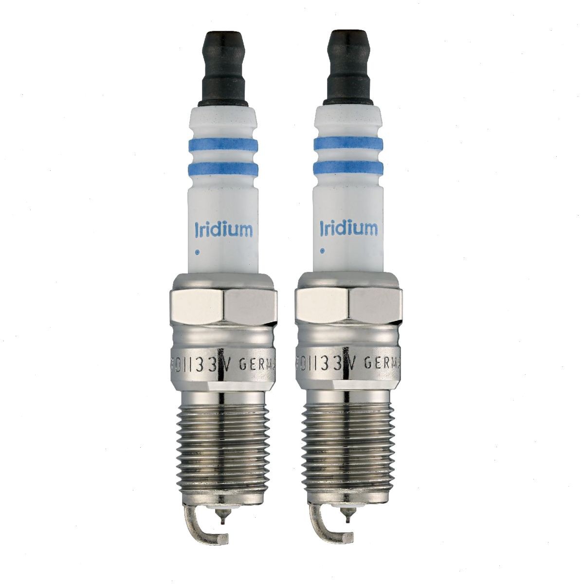 2 pc Bosch 9606 Double Iridium Spark Plugs for 97287 90813 53433 Ignition mz