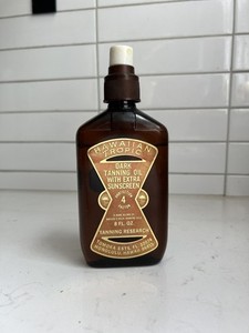 Hawaiian Tropic Dark Tanning Oil Vintage 8 oz Bottle 90%? Full Original Formula
