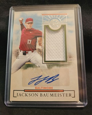 2024 Panini Boys of Summer PMS-JB Jackson Baumeister Auto Patch /99