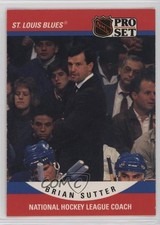 1990-91 Pro Set Brian Sutter #676 11ur