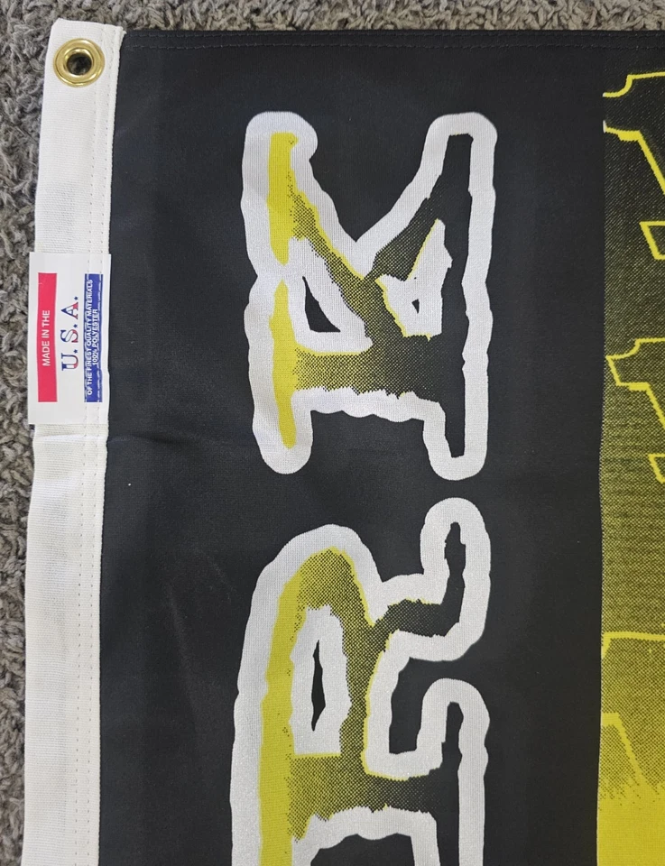 Винтажный 2000 NASCAR #1 Steve Park флаг баннер Дейл Эрнхардт Action Sports 28 x 42 - Изображение 4 из 4