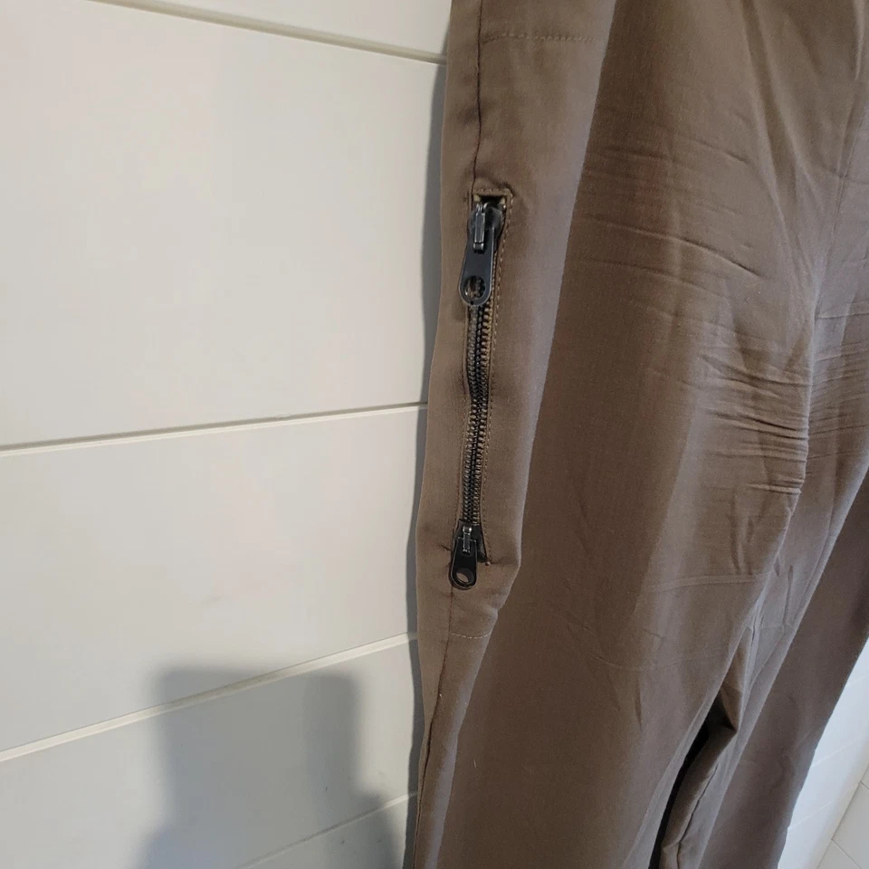 GIANNI VERSACE Pantalón Mujer Cremallera Vintage Años 90, Talla 44, Hecho en Italia Foto 2 de 4