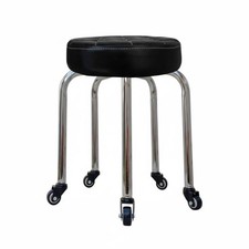 Armless Caster Chair with casters Armless Rolling Chair 360-Degree rotating