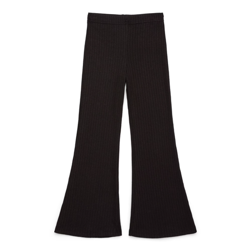 Wonder Nation Tween Girls Ribbed Pull On Flare Pants Black Soot Size S (6-6X) - Picture 7 of 7