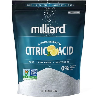 Milliard Citric Acid 10 Pound - 100% Pure Food Grade 10 (Pack of 1) 