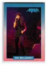 Anthrax Joey Belladonna 1991 RockCards Brockum 78 Vintage