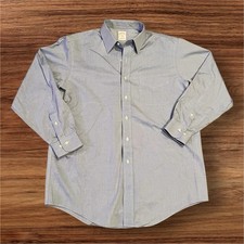 Brooks Brothers Shirt Mens 16-2/3 346 Regular Fit Non Iron Button Up Dress Shirt