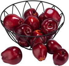 Toopify 16PCS Artificial Red Apples, Delicious Faux Red-16pcs