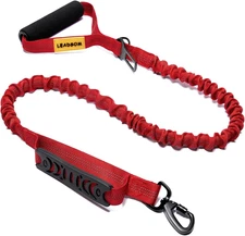 6FT Highly Reflective Heavy Duty Elastic Bungee Medium and Large Dog Leash Shock