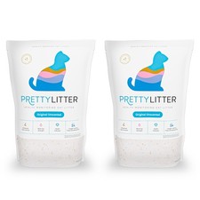 PrettyLitter Health Monitoring Cat Litter Unscented, Non Clumping  Lightwe...