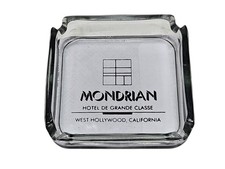 Vintage Mondrian Hotel Glass Ashtray West Hollywood California Hotel De Grande Vintage Mondrian Hotel Glass Ashtray West Hollywood California Hotel De Grande
