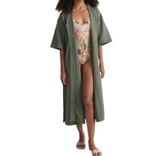 Madewell Lightestspun Cover Up Maxi Shirtdress