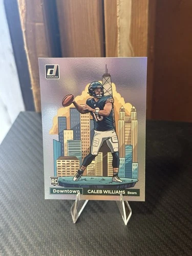 Caleb Williams Downtown Rookie 2024 Panini Donruss Chicago Bears RC 🐻 #21