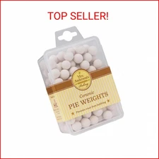 Mrs. Anderson's Baking Pie Weights | Natural Ceramic Stoneware Beads for Blind B