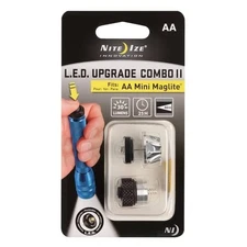 NEW Flashlight Upgrade Kit LED Replaces Bulb, Fits Aa Mini Maglite Twist, Button