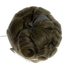 Dollspart Light Blonde Doll Wig 100 Synthetic Fiber Cap 10 Curls Ringlets 01079