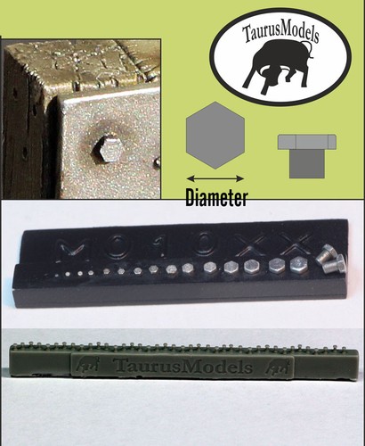 Taurus Hexagonal Nuts #Diameter: 1.5mm (27pcs) - Picture 1 of 1