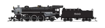 Broadway Limited 6244 N-Gauge Usra Light Pacific 4-6-2 Gm&O 560 Lokomotive