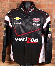 INDYCAR Team Penske Will Power #12 Chevrolet Mens Snap Jacket Large