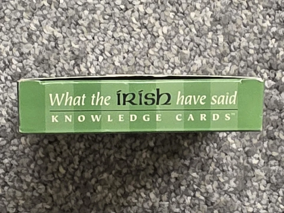 What The Irish Have Said: A Knowledge Cards Deck Of Memorable Quotes Dona Budd - Image 4 of 4