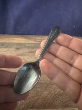 Vintage Rosebud Sterling Baby Spoon “RICHARD” Engraved 20 Grams