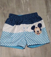 Mickey Mouse Baby Swim Trunks Retro Disneycore Beachcore Summer Fun 12M