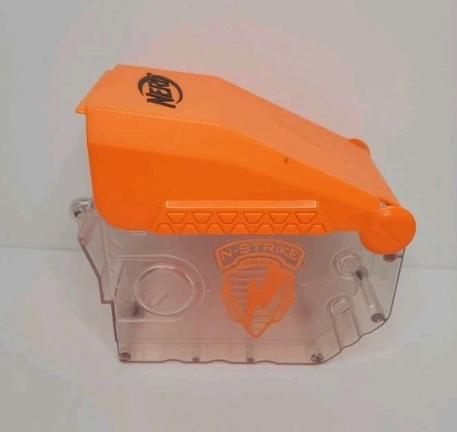 Nerf N-Strike CLEAR Vulcan EBF-25 Blaster Ammo Box w/ Chain Belt Accessories - Image 2 of 4