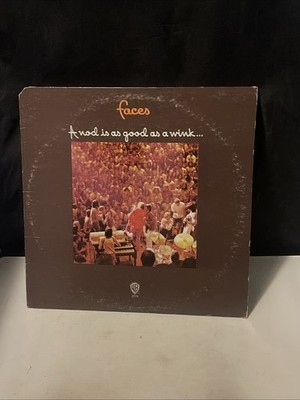 VG+/EX   The Faces A Nod Is Good As A Wink LP 1971 Blues Rock BS-2574 1ST Press