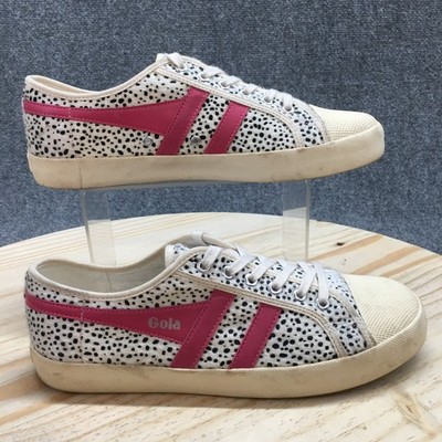 Gola Shoes Womens 10 Coaster Cheetah Casual Sneakers Multicolor Lace Up Low