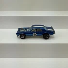 Nitty Gritty Kitty Blue w/ White Interior Hot Wheels 1969 Redline Vtg Hong Kong