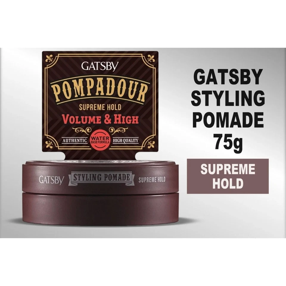 7x GATSBY Hair Pomade Supreme Hold 75g Long Lasting Strong Hold for Men Grooming - Bild 4 von 4