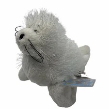 Webkinz Seal HM023 Plush Stuffed Toy Sealed Code Tag Animal Ganz White Fringe