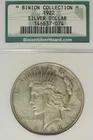 1922 NGC BINION COLLECTION PEACE DOLLAR #B52890