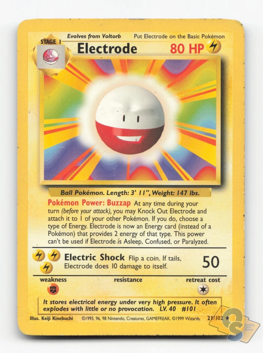 Electrode Pokemon Card for sale | eBay