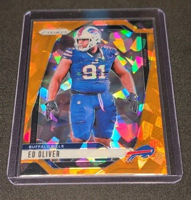 2024 Panini Prizm - Ed Oliver #32 Orange Ice Prizm