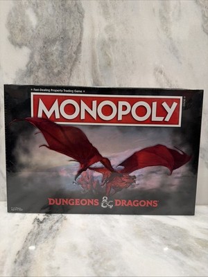 USAopoly Dungeons and Dragons Monopoly Board Game USAopoly Hasbro NEW