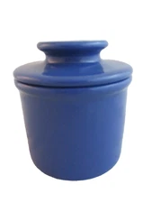 The Original Butter Bell Crock L. Tremain Soft Spreadable Butter Solid Blue 2008