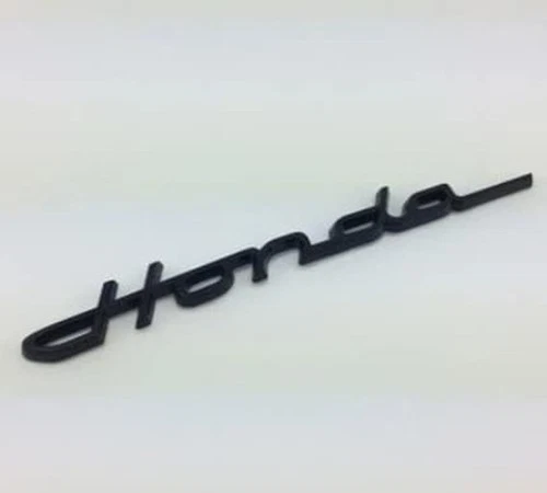 Honda Classic Emblem, Black, Cursive, 215mm x 23mm, for Monkey, Gorilla, and Cub