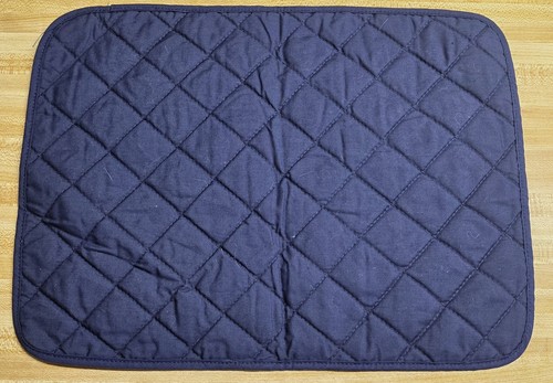 VTG Placemats. Teacups, Saucers. Roses. Dark Navy Background. 16"x12. Set of 4. - Picture 8 of 8