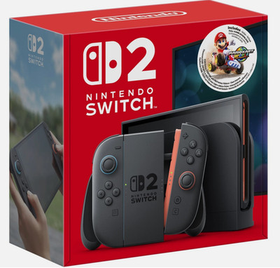 Nintendo Switch 2 Handheld Console System - Mario Kart World Bundle - BRAND NEW