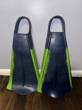 Voit Duck Feet Swim Fins Dive Surf Scuba Snorkel - Custom Model XS Blue/Green