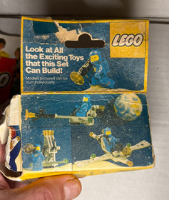 VTG Lego Astro Dasher Damaged Box Only Classic Blue Spaceman 1985  6805 -