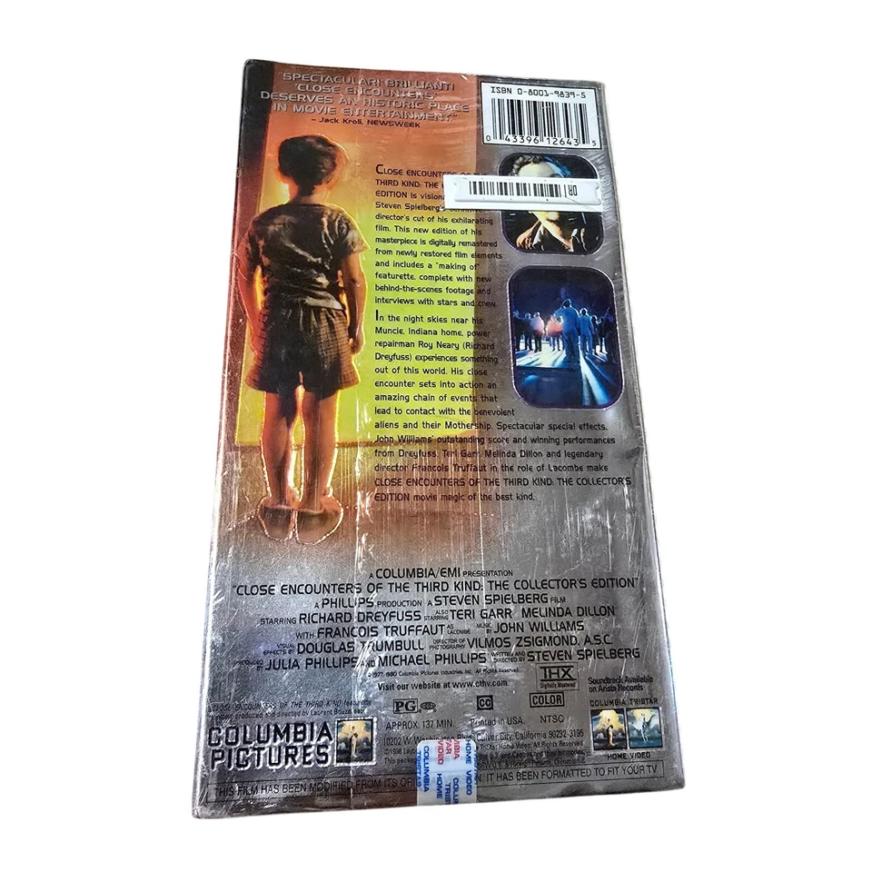 Close Encounters of the Third Kind sealed VHS - Image 2 of 3