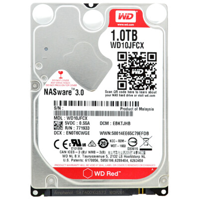 Festplatte WD 1Tb WD10JFCX 16Mb Cache 5400RPM Sata III 2,5'' Zoll