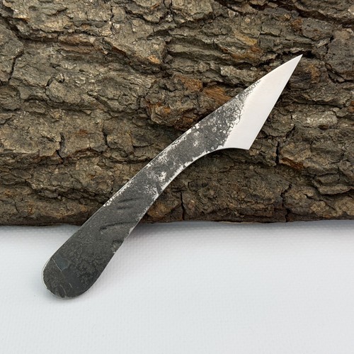 Kiridashi Messer - handgeschmiedete 52100 Stahlklinge & Griff mit Lederscheide. - Bild 3 von 10