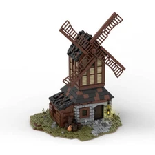 ZITIANYOUBUILD Medieval Mill fit for Medieval Town / Castle Theme 1680 Pieces