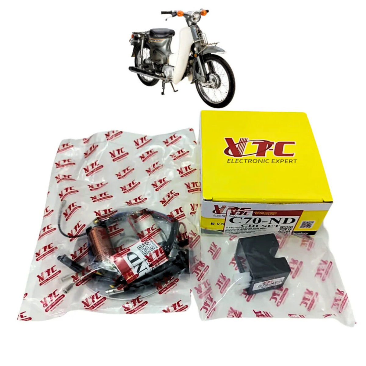 VTC Complete Ignition Kit For Honda ATC70, CT70, CT70H, Z50, SS50, Dax, XL70 – Made In Malaysia