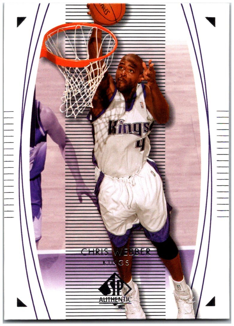 2003-04 SP Authentic #73 Chris Webber - HOF FREE SHIPPING!