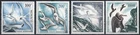 Monaco Stamps Year 1955 Airmail Series No. 55 to No. 58 NEW**